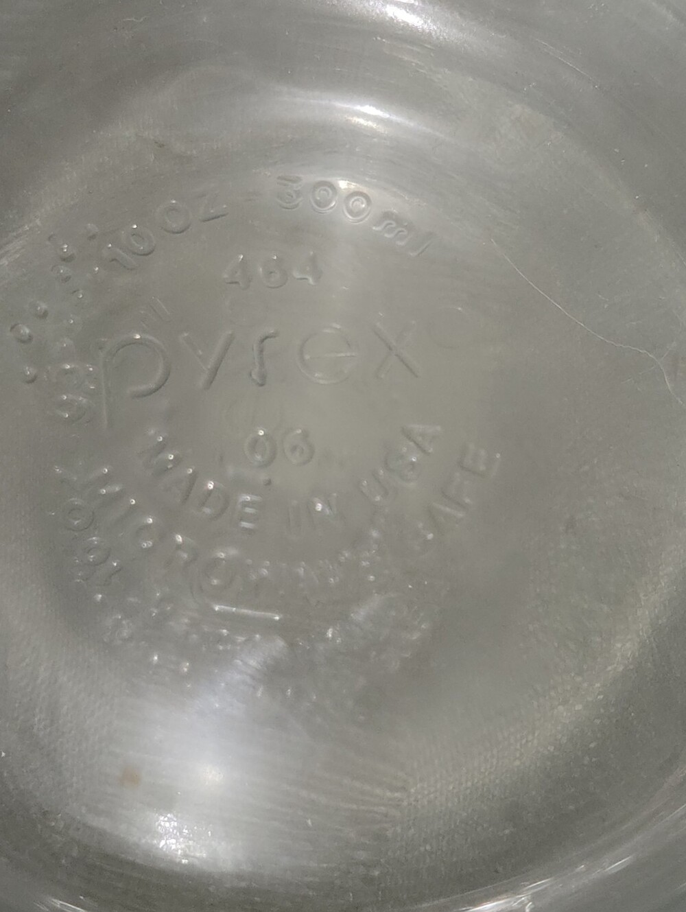Clear Pyrex Glass Dessert Bowls with Teal Rim - Home Dining - Picture 7 of 7